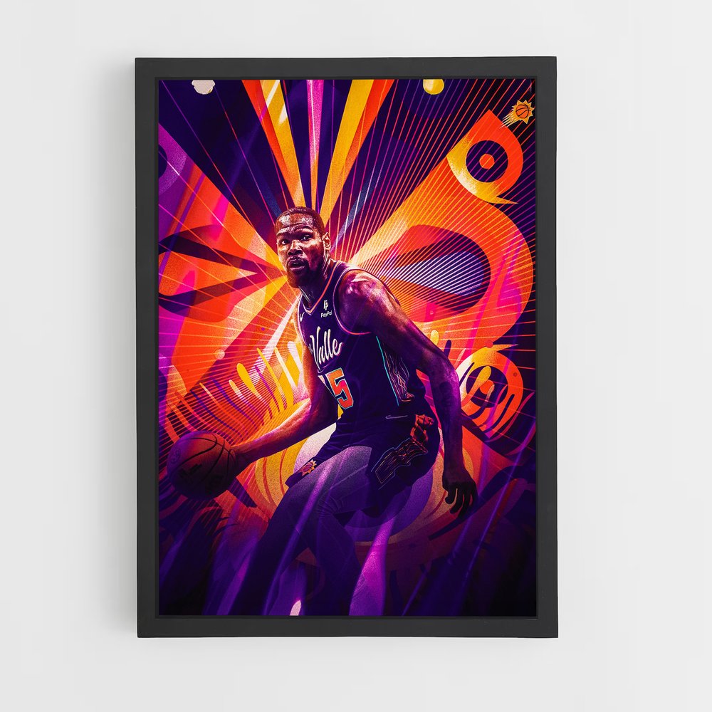 Poster LeBron et le Phénix – affiche Basketball (vue 2)